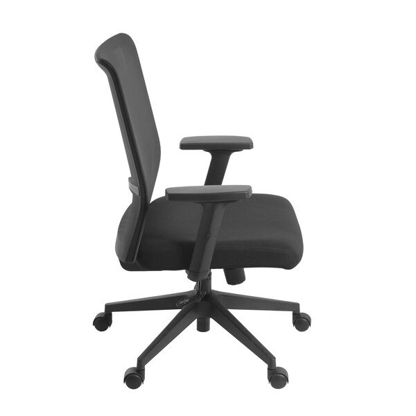 Kodak Mesh Ergonomic Office Chair With Adjustable Lumbar & Arms  - Black